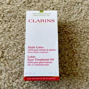 Sealed Clarins Lotus Face Treatment Oil